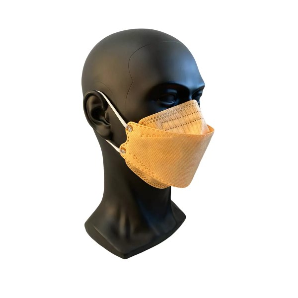 SWS-MEDICARE FFP2 NR – Fisch-Vlies-Maske Farbe Orange PROTECT FB2H1 einzeln verpackt