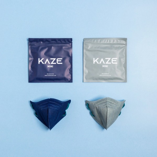 10 Stück/2 Farben á 5 Stück Atemschutzmaske KAZE Mini "Azure Series" +++